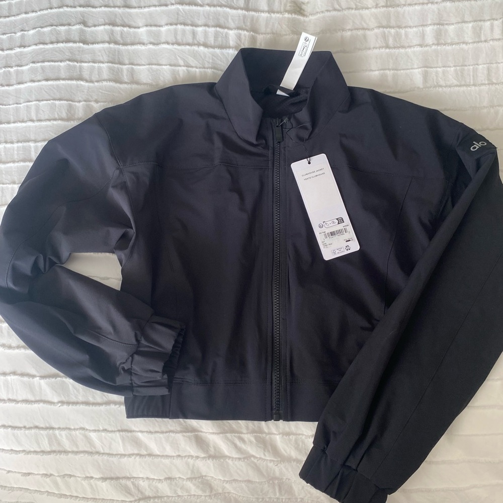 ALO Yoga Black Bomber Jacket